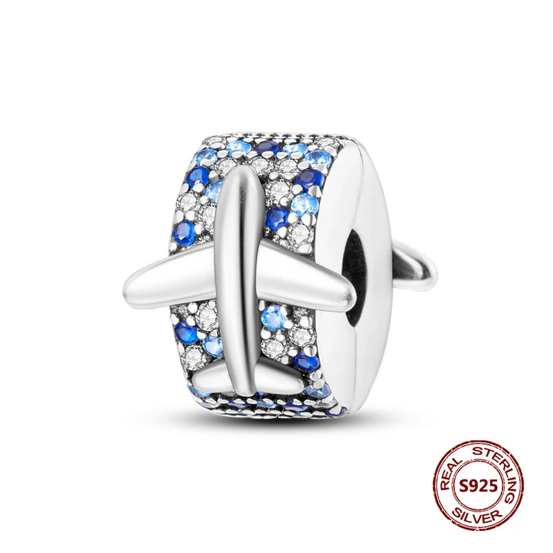 925 Sterling Silver Strawberry Turtle Owl Charm Beads Suitable For Original Bracelet Women DIY Jewelry Making Birthday Gifts