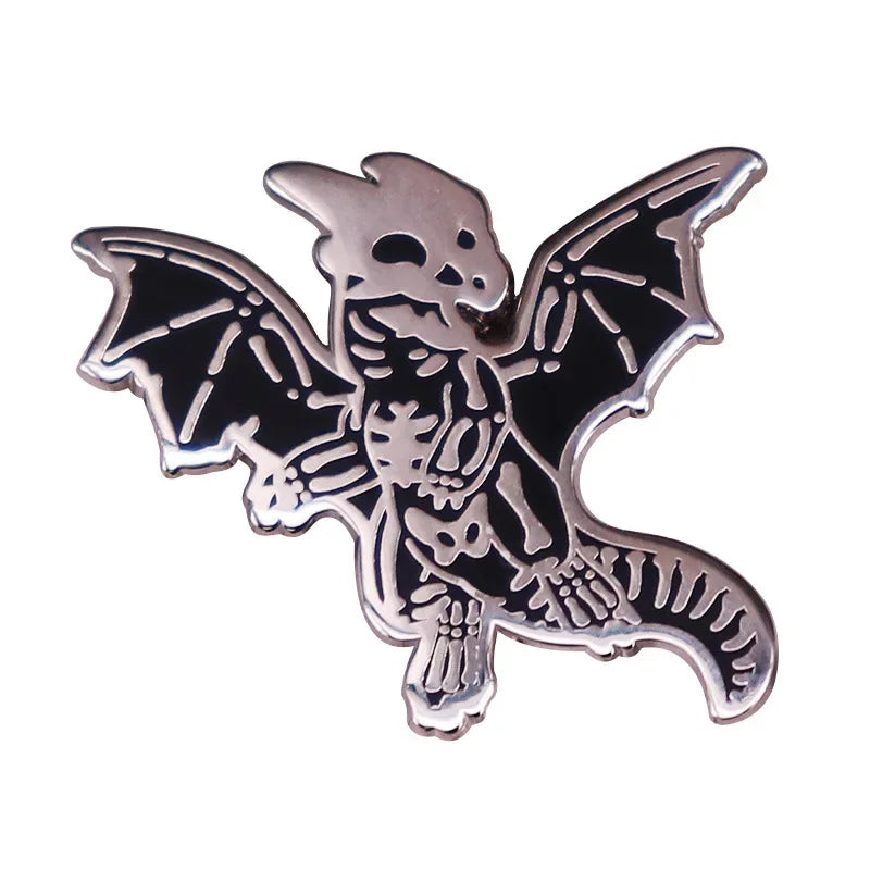 NEW Gothic Enamel Pins Halloween Terror Metal Brooch   Send Friend Fans Boutique Medal Gift Fashion Anime Badges Collecting