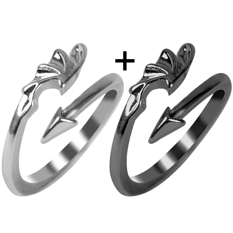 Punk Alien Ring Alloy Men's and Women's Jewelry Halloween Party Birthday Gift Fashion Decoration Finger Accessories 2024 trend