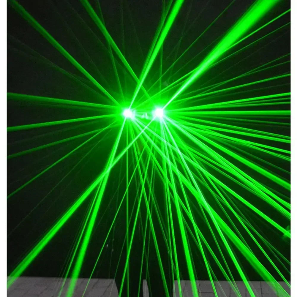 LED Green Laser Glasses - Ideal for Carnival Parties and Cosplay